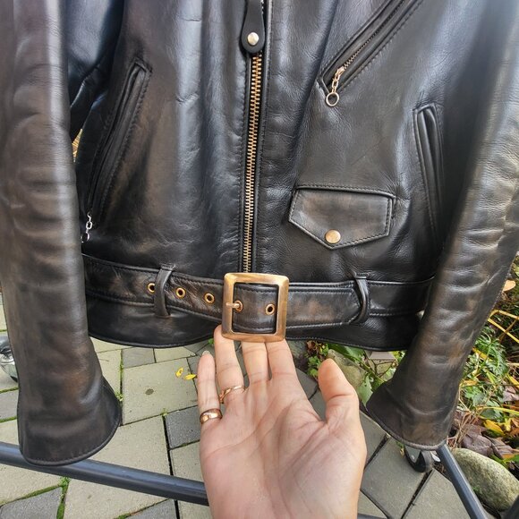 Vintage Schott Perfecto Leather Jacket size 40 - Picture 6 of 16
